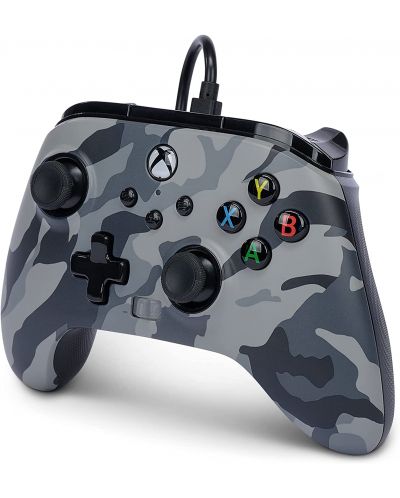 Controller PowerA - Enhanced, cu fir, pentru Xbox One/Series X/S, Arctic Camo - 4